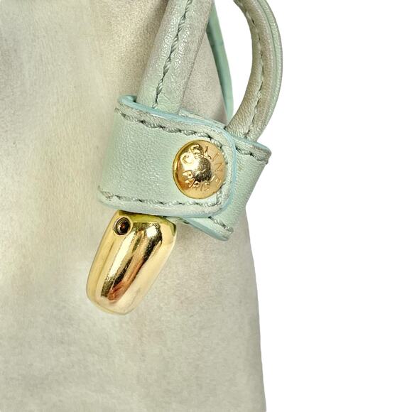 Authentic CELINE Cross Body Bucket Suede Drawstring Bag Purse - Picture 10 of 11